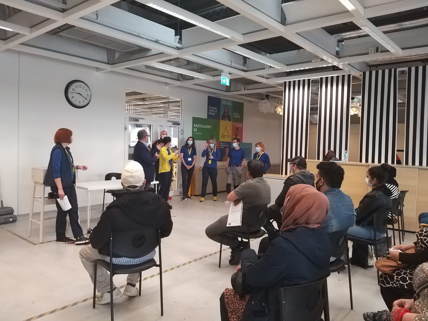 KORISNICI/CE PROJEKTA ''NOVI SUSJEDI'' ZAPOČELI PRIPRAVNIČKI RAD U IKEA TRGOVINI - Centar za kulturu dijaloga - CKD